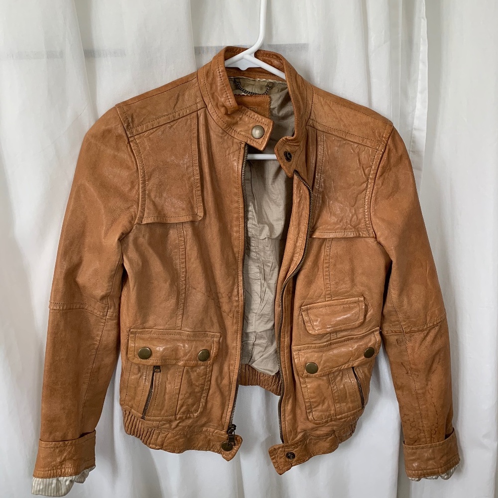 Women's Genuine Leather Jacket Size small
